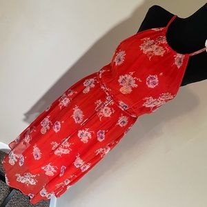 Red lucky brand summer dress!